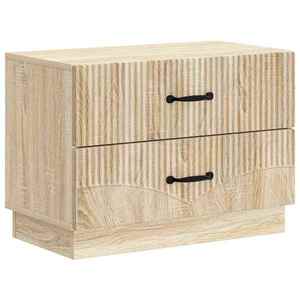 vidaXL Dulap de noapte cu sertar Stejar Sonoma 62 x 34, 5 x 44, 5 cm imagine