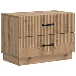 vidaXL Dulap de noapte cu sertar Stejar Artizanal 62 x 34, 5 x 44, 5 cm imagine