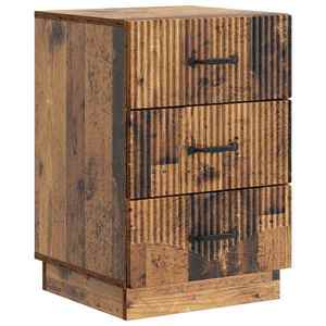 vidaXL Dulap de noapte Lemn vechi 43 x 41 x 63, 5 cm Lemn prelucrat imagine