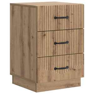 vidaXL Dulap de noapte cu sertar Stejar Artizanal 43 x 41 x 63, 5 cm imagine
