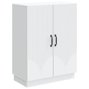 vidaXL Bufet Alb 66 x 34, 5 x 87 cm Lemn prelucrat imagine