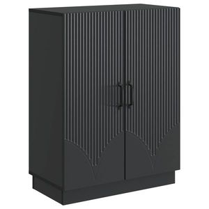 vidaXL Bufet Negru 66 x 34, 5 x 87 cm Lemn prelucrat imagine