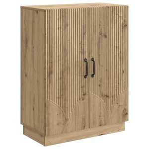 vidaXL Bufet Stejar Artizanal 66 x 34, 5 x 87 cm Lemn prelucrat imagine
