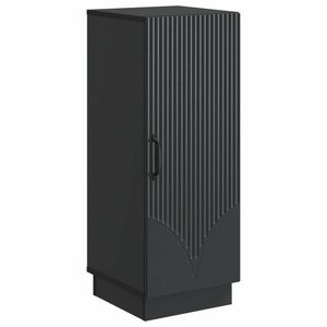 vidaXL Bufet Negru 33 x 34, 5 x 87 cm Lemn prelucrat imagine