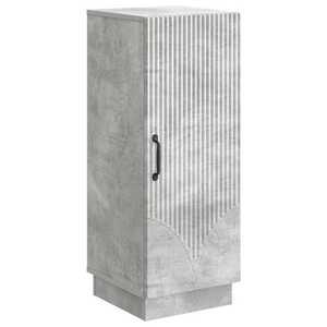 vidaXL Bufet Gri Beton 33 x 34, 5 x 87 cm Lemn prelucrat imagine