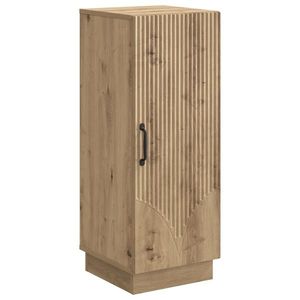 vidaXL Bufet Stejar Artizanal 33 x 34, 5 x 87 cm Lemn prelucrat imagine