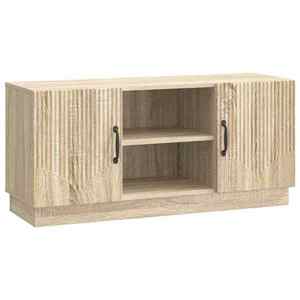 vidaXL Cabinet TV Stejar Sonoma 102 x 34, 5 x 47 cm Lemn prelucrat imagine