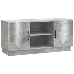 vidaXL Cabinet TV Gri Beton 102 x 34, 5 x 47 cm Lemn prelucrat imagine
