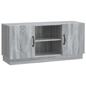 vidaXL Cabinet TV Sonoma gri 102 x 34, 5 x 47 cm Lemn prelucrat imagine