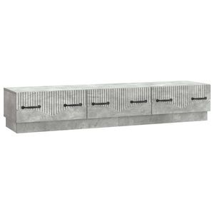 vidaXL Cabinet TV Gri Beton 147 x 34, 5 x 27 cm Lemn prelucrat imagine
