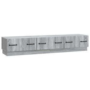 vidaXL Cabinet TV Sonoma gri 147 x 34, 5 x 27 cm Lemn prelucrat imagine