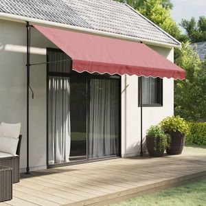 vidaXL Pânză de rezervă fald copertină, vișiniu 3 m dungi imagine