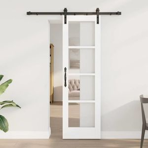 vidaXL Ușă glisantă ORKDAL Alb 61 x 198, 5 cm imagine
