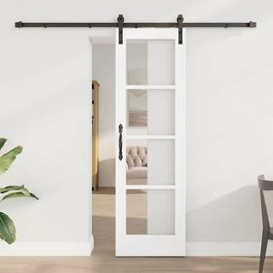 vidaXL Ușă glisantă ORKDAL Alb 61 x 198, 5 cm imagine