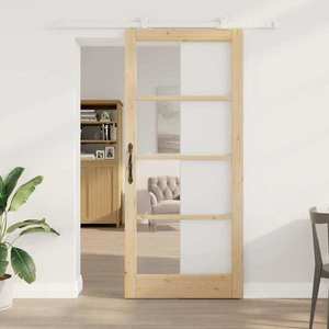 vidaXL Ușă glisantă ORKDAL natural 93 x 211 cm imagine