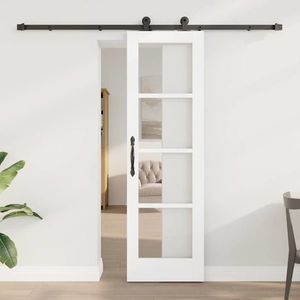 vidaXL Ușă glisantă ORKDAL Alb 61 x 198, 5 cm imagine