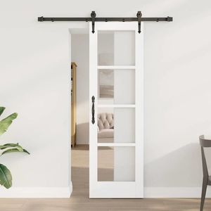 vidaXL Ușă glisantă ORKDAL Alb 61 x 198, 5 cm imagine