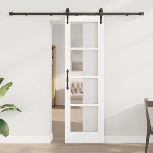 vidaXL Ușă glisantă ORKDAL Alb 61 x 198, 5 cm imagine
