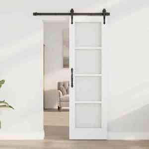 vidaXL Ușă de interior ORKDAL Alb Primat 61 x 198, 5 cm imagine