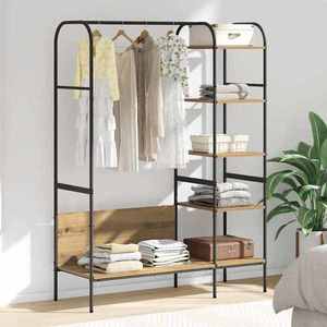 vidaXL Suport pentru Hârtie Bej 120 x 44 x 160 cm Lemn compozit imagine