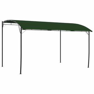 vidaXL Foișor 4 x 3 x 2, 55 m Verde Țesătură și Aluminiu 180 imagine