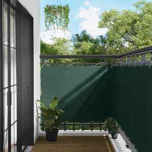 vidaXL Ecran de balcon Verde închis 120 x 200 cm Material Oxford imagine