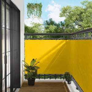 vidaXL Ecran de balcon Galben 120 x 200 cm Material Oxford imagine