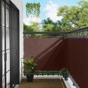 vidaXL Ecran de balcon Maro 110 x 800 cm Material Oxford imagine