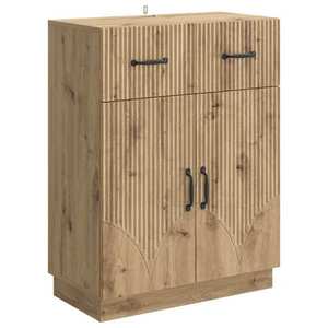 vidaXL Bufet Stejar Artizanal 66 x 34, 5 x 87 cm Lemn prelucrat imagine