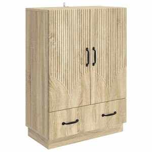 vidaXL Bufet cu sertar Stejar Sonoma 66 x 34, 5 x 92 cm Lemn prelucrat imagine