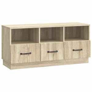 vidaXL Cabinet TV Stejar Sonoma 102 x 34, 5 x 47 cm Lemn prelucrat imagine