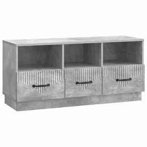 vidaXL Cabinet TV Gri Beton 102 x 34, 5 x 47 cm Lemn prelucrat imagine