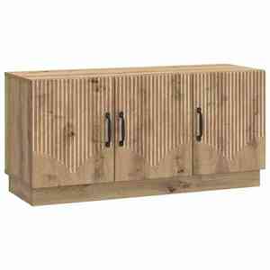 vidaXL Cabinet TV Stejar Artizanal 99 x 34, 5 x 47 cm Lemn prelucrat imagine