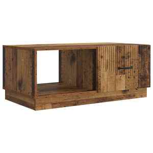 vidaXL Masă de cafea Lemn vechi 90 x 50 x 37 cm Lemn prelucrat imagine