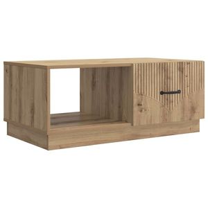 vidaXL Masă de cafea Stejar Artizanal 90 x 50 x 37 cm Lemn prelucrat imagine