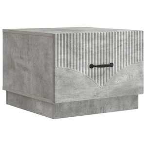 vidaXL Masă de cafea Gri Beton 49 x 50 x 37 cm Lemn prelucrat imagine