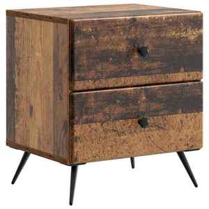 vidaXL Dulap de noapte Lemn vechi 43 x 34, 5 x 47, 5 cm Lemn prelucrat imagine