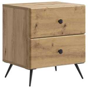 vidaXL Dulap de noapte cu sertar Stejar Artizanal 43 x 34, 5 x 47, 5 cm imagine