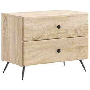 vidaXL Dulap de noapte cu sertar Stejar Sonoma 62 x 34, 5 x 47, 5 cm imagine