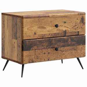 vidaXL Dulap de noapte Lemn vechi 62 x 34, 5 x 47, 5 cm Lemn prelucrat imagine
