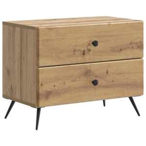 vidaXL Dulap de noapte cu sertar Stejar Artizanal 62 x 34, 5 x 47, 5 cm imagine