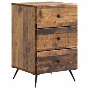 vidaXL Dulap de noapte Lemn vechi 43 x 41 x 66, 5 cm Lemn prelucrat imagine