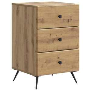 vidaXL Dulap de noapte cu sertar Stejar Artizanal 43 x 41 x 66, 5 cm imagine