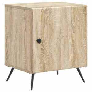 vidaXL Dulap de noapte Stejar Sonoma 43 x 34, 5 x 50 cm Lemn prelucrat imagine