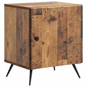 vidaXL Dulap de noapte Lemn vechi 43 x 34, 5 x 50 cm Lemn prelucrat imagine