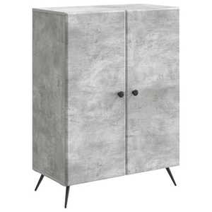 vidaXL Bufet Gri Beton 66 x 34, 5 x 90 cm Lemn prelucrat imagine