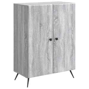 vidaXL Bufet Sonoma gri 66 x 34, 5 x 90 cm Lemn prelucrat imagine