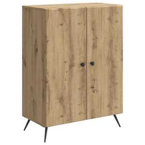 vidaXL Bufet Stejar Artizanal 66 x 34, 5 x 90 cm Lemn prelucrat imagine