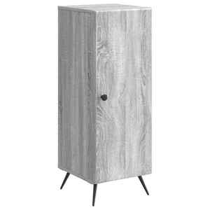 vidaXL Bufet Sonoma gri 33 x 34, 5 x 90 cm Lemn prelucrat imagine