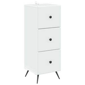 vidaXL Dulap cu sertare Alb 33 x 34, 5 x 90 cm Lemn prelucrat imagine